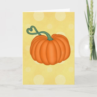 Cartão Pumpkin Love