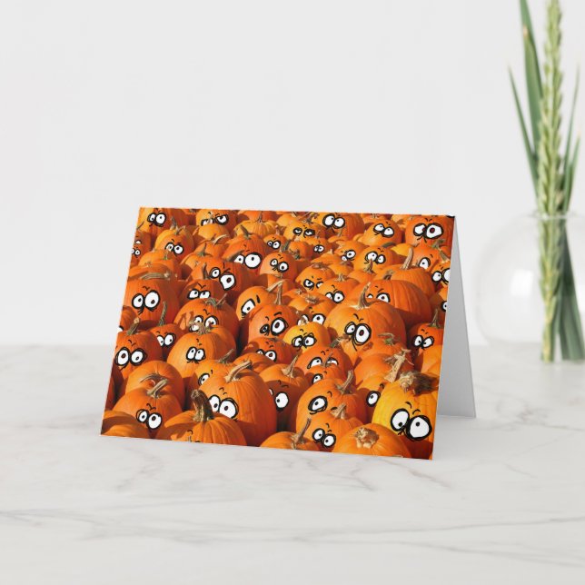 Cartão pumpkin mania (Frente)