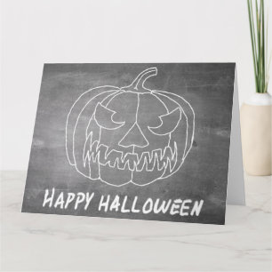 Cartão Pumpkin para a aparência do quadro do Dia das Bru