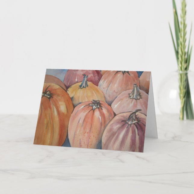 Cartão Pumpkin Patch Greeting Card (Frente)