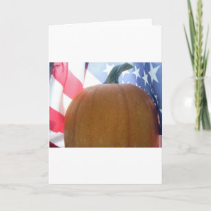 Cartão Pumpkin Patriótico