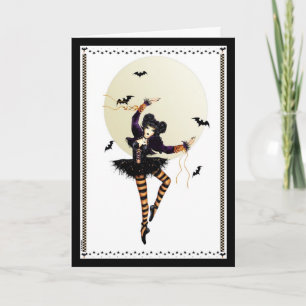 Cartão Pumpkin Princess Halloween Card