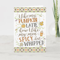 Pumpkin Spice Funny Latte Humor Thanksgiving Fall