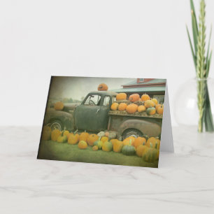Cartão Pumpkin Truck