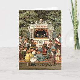 Cartão Punch and Judy Puppet Show"