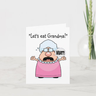 Cartão Punctuation Saves Lives Note Card