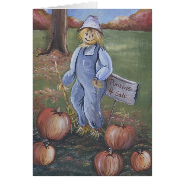 Cartão Punkins para a venda (Frente)