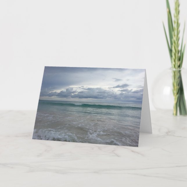 Cartão Punta Cana Beach Greeting Card (Frente)