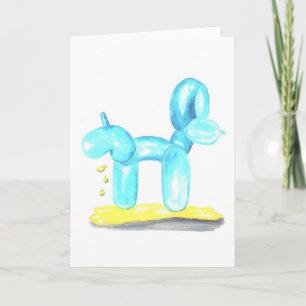 Cartão Pup de Balão