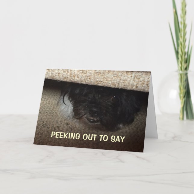 CARTÃO PUP ESTÁ SE ESQUECENDO PARA DIZER ANIVERSÁRIO "40º (Frente)