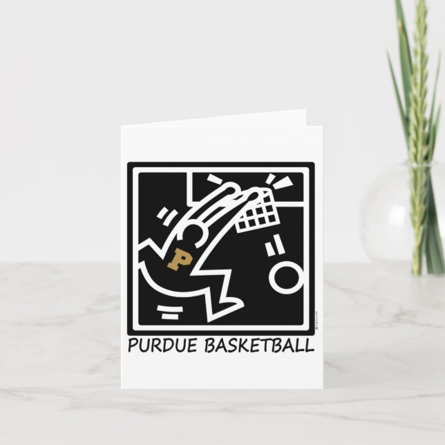 Cartão Purdue Basball Dunk (Frente)