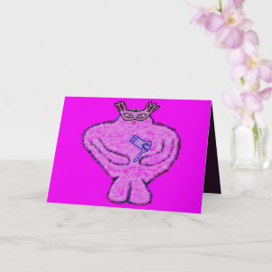 Cartão Purim פּוּרִים Grogger o Golem Esther