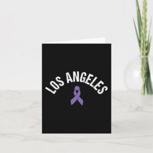 Cartão Puro de Sensibilização de Los Angeles, LA Câncer d