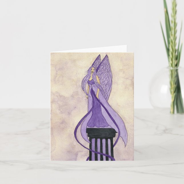 Cartão Purple Angel Notecard (Frente)
