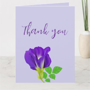 Cartão Purple Bloom Floral