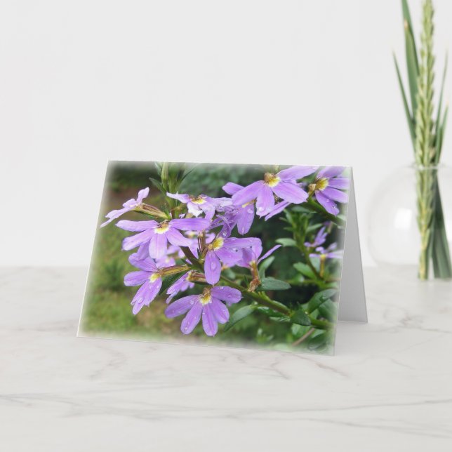 Cartão Purple Grace (Frente)