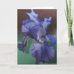 Cartão Purple Iris Greeting card