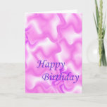Cartão Purple Pattern Birthday<br><div class="desc">Purple Daze</div>