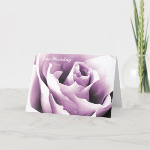 Cartão Purple Rose Note Cards Template