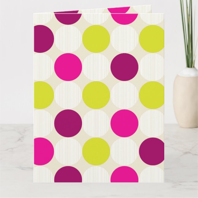 Cartão Púrpura e amarelos (Frente)