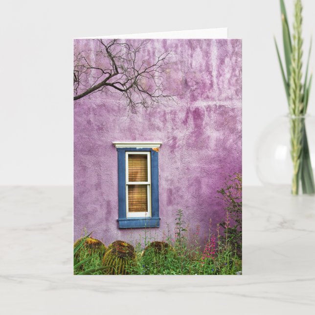 Cartão Púrpura e azul no sudoeste (Frente)