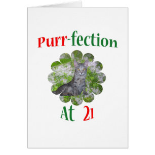 Cartão Purr-fection 21