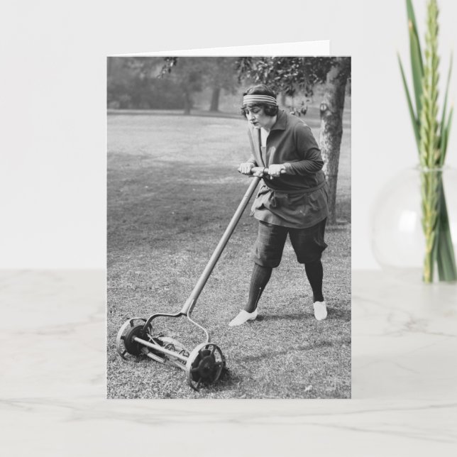 Cartão Push Reel Mower, 1910 (Frente)