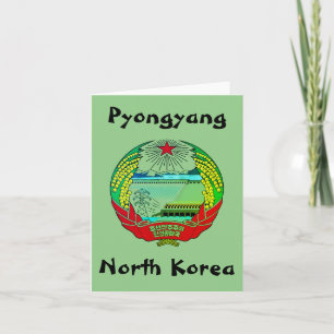 Cartão Pyongyang, Coreia do Norte (RPDC) Hermit Kingdom