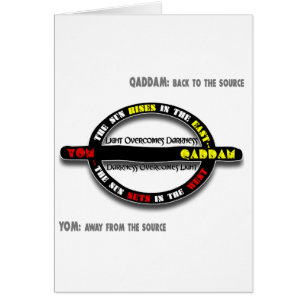 Cartão Qaddam contra Yom