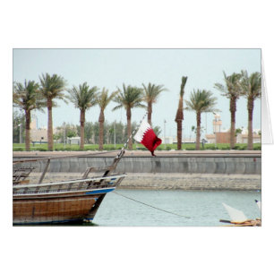 Cartão Qatar dhow
