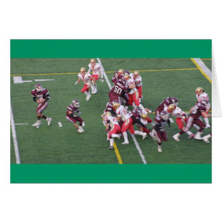 Cartão QBs duelando