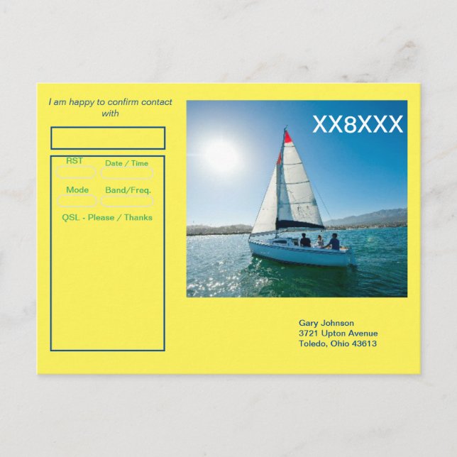 Cartão QSL para todos os vossos martelos! (Frente)