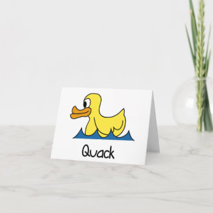 Cartão Quack notecards