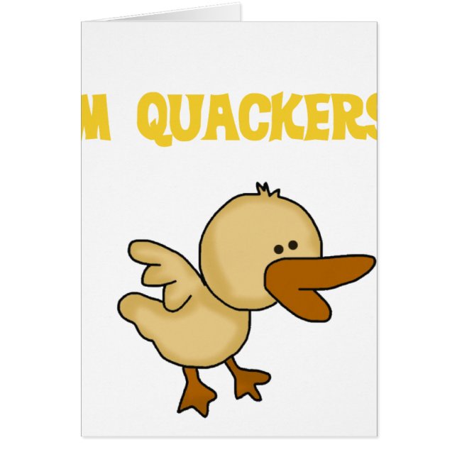Cartão Quackers (Frente)