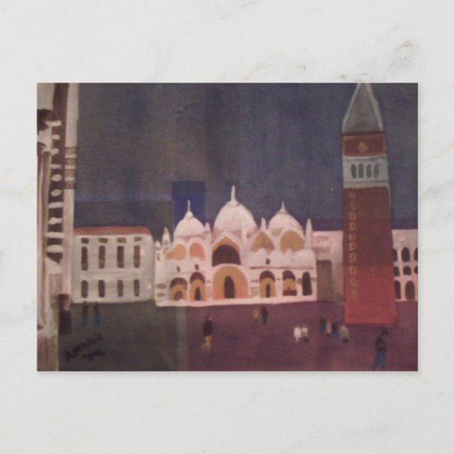 Cartão quadrado das marcas da rua (Frente)