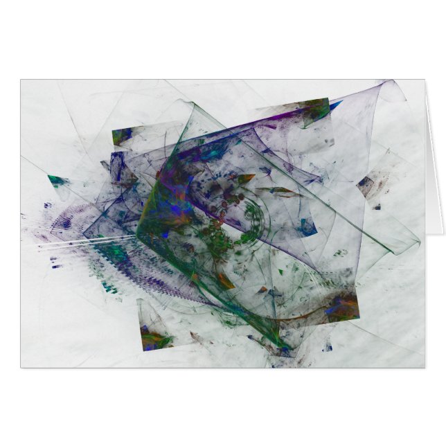 Cartão quadrado de explosão (Frente Horizontal)