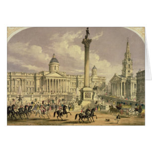 Cartão Quadrado de Trafalgar, publicado por Dickinson