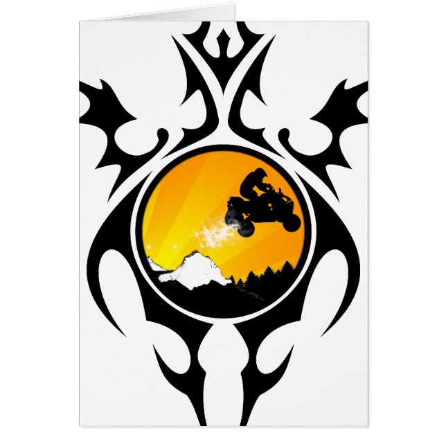 Cartão quadras tribais (Frente)