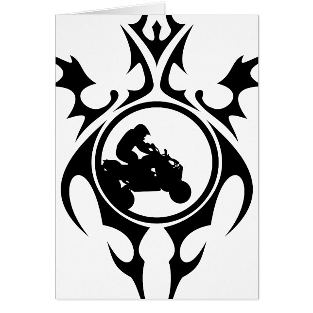 Cartão quadras tribais (Frente)