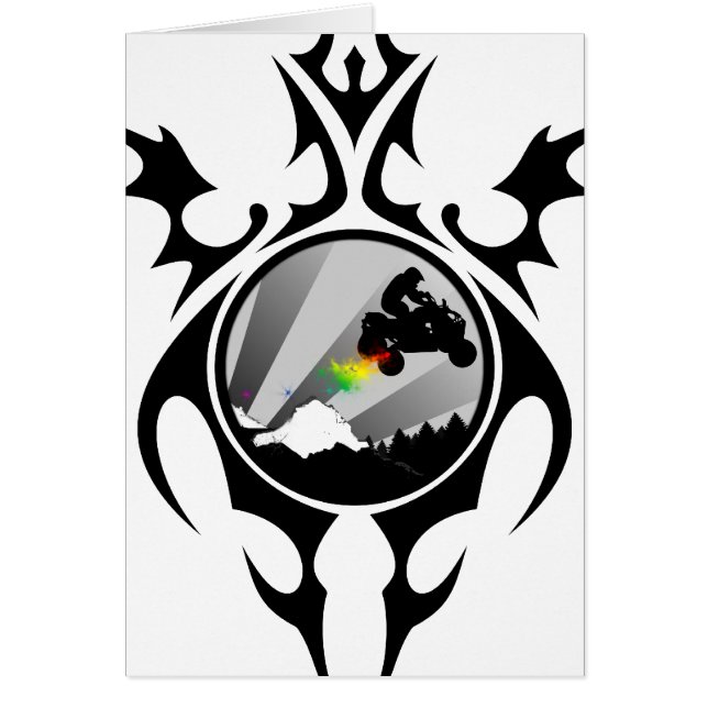 Cartão quadras tribais (Frente)