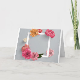 Cartão Quadro da Flor