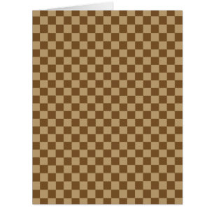 Cartão Quadro de controlo clássico castanho de Shirley T