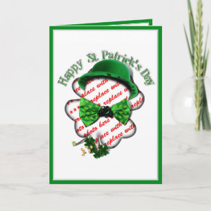 Cartão Quadro de fechamento do Dia de São Patrício com te