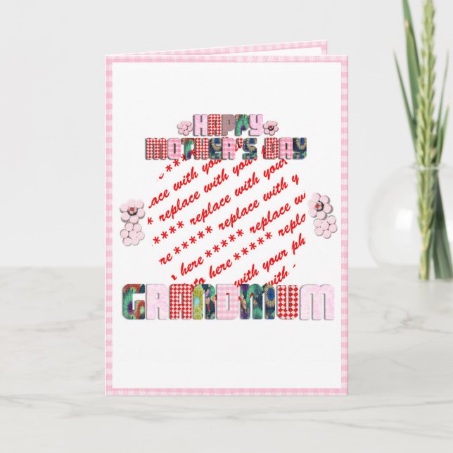 Cartão Quadro de Fotografias do Dia de as mães 'Avô' (Frente)