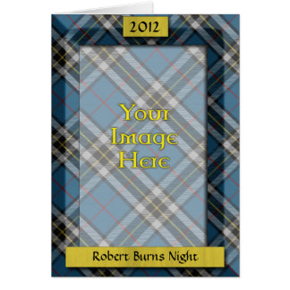 Cartão Quadro de Fotografias Tartan Personalizado - Cartã
