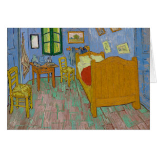Cartão Quadro do Quarto de Vincent Van Gogh