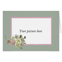 Cartão Quadro feito sob encomenda com grupo de flores do