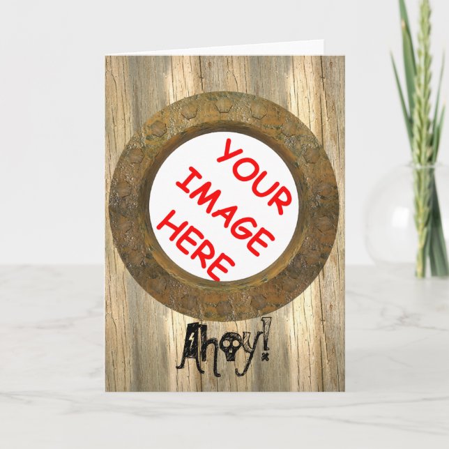 Cartão quadro fotográfico de touro (Frente)