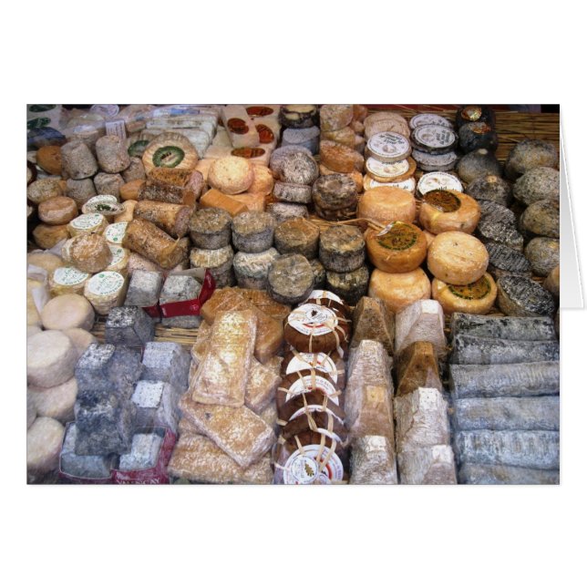 Cartão Quadro francês para queijo (Frente horizontal)