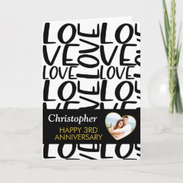 Cartão Qualquer Aniversário do Black Love Texto Foto do C